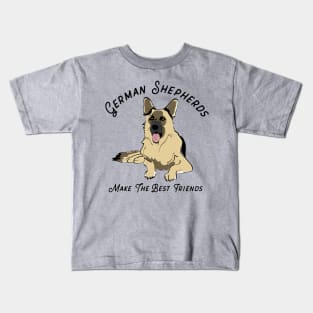 German Shepherd Dog Fan Dog Lover Gifts Kids T-Shirt